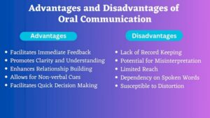 Advantages And Disadvantages Of Oral Communication