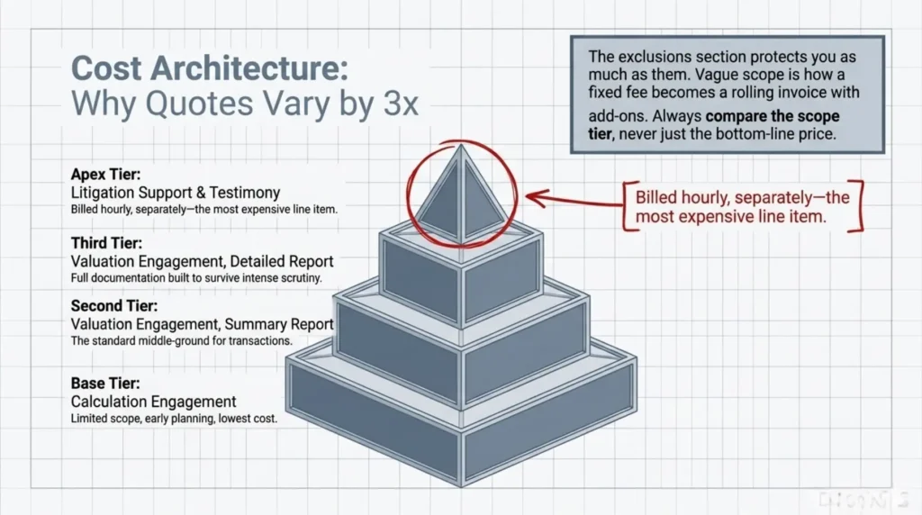 cost structure of Valuation Proposal image