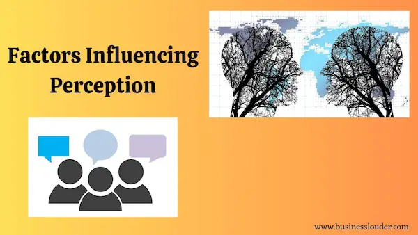 factors Influencing perception