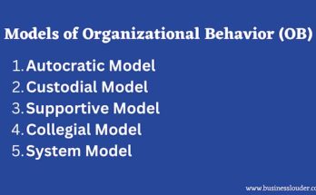 models of organizational behavior