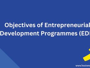 objectives of entrepreneurial development programme