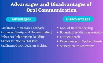 Advantages and Disadvantages of Oral Communication