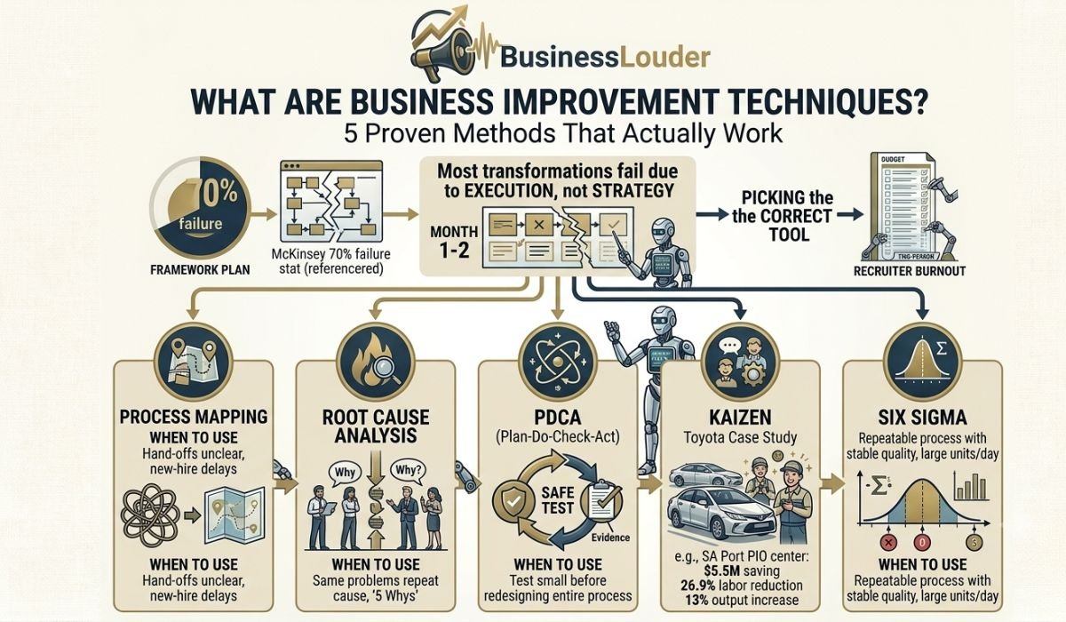 What Are Business Improvement Techniques image