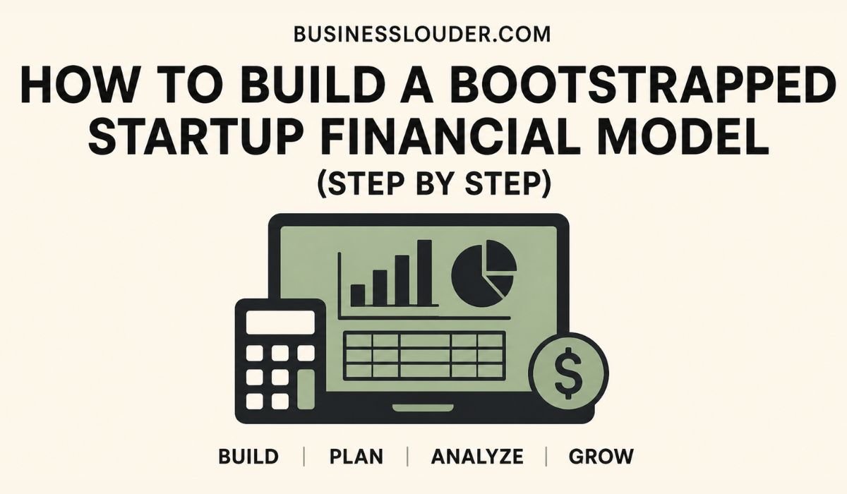 Bootstrapped Startup Financial Model image