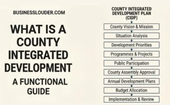 What Is County Integrated Development Plan diagram image